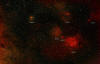 Sh2-16, 17, 18, 19, 20, & 21 Emission nebulae in Sagittarius